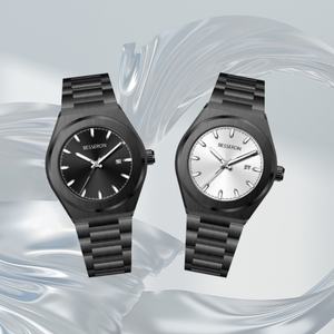 Custom Logo Luxury <b>Men's</b> Stainless Steel Wristwatch <b>Men's</b> Gold Quartz <b>Watch</b> with 42mm Dial Business for <b>Men</b> - Product Image 1