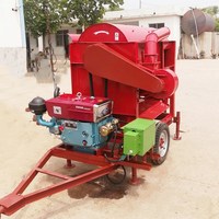 Batteuse de paddy à moteur diesel 12 CV/petite batteuse de blé/batteuse de riz de paddy de maïs décortiqueuse de soja