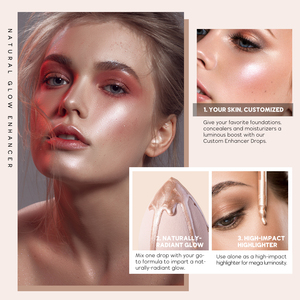 Huile scintillante pour le corps 5 couleurs Private Label Makeup Illuminator Highlighter Skin Tint Body Glitter Liquid Highlighter Drop - Product Image 4