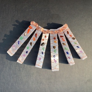 7 चक्र Selenite हीलिंग क्रिस्टल बजरी चक्र हीलिंग छड़ी कच्चे Selenite छड़ी के साथ चिपक जाती है की छड़ी के लिए योग ध्यान - Product Image 6