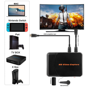 Carte de <span class=keywords><strong>Capture</strong></span> vidéo <span class=keywords><strong>EZCAP</strong></span> 1080P 30fps <span class=keywords><strong>HD</strong></span> compatible HDMI <span class=keywords><strong>Capture</strong></span> de jeu avec micro pour Blue Ray/décodeur/ordinateur/boîte de jeu - Product Image 6