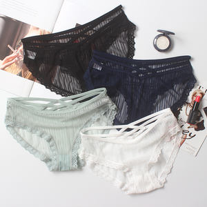 Sous-vêtements Sexy pour femmes, culotte en dentelle, taille basse, sans couture - Product Image 1