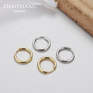 Pendientes de Aro de Plata de Ley 925 con Baño de Rodio, Joyería de Oro para Bodas, Dijes para Mujeres y Hombres, Regalo - Product Image 4