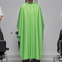 Nouvelle arrivée Grande cape de barbier en polyester XXL Cape de coiffure imperméable à boutons-pression pour salon de coiffure