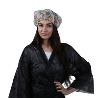 Kimono no tejido desechable para Spa, ropa de salón de peluquería en blanco y negro, albornoz de PP, bata de baño no tejida