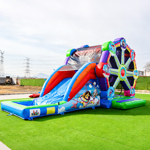 บ้านลมเป่าลมเชิงพาณิชย์ บ้านเด้งดึ๋งเป่าลมแบบคอมโบ สำหรับเช่าจัดงานปาร์ตี้ - Product Image 1