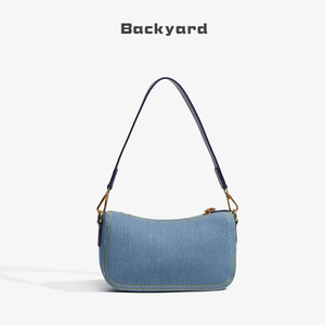 Bolso de Hombro Azul Denim, Nuevo Estilo 2025, Bolso de Mano de Alta Gama - Product Image 3