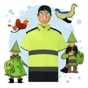 Chaleco de Seguridad Reflectante para Niños, Personalizado con Logotipo, ANSI Clase 2, Material de Poliéster Impermeable, Venta al Por Mayor, ODM, OEM - Product Image 3