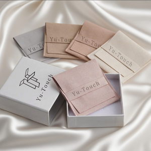 Tùy Chỉnh Sang Trọng Độc Đáo Tái Chế Sinh Thái Thân Thiện Với Đồ Trang Sức Bao Bì Nước Hoa Hộp Quà Tặng Bao Bì Hiển Thị Đồ Trang Sức Túi Pouch Với Logo - Product Image 2