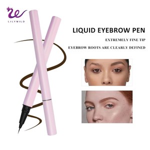Crayon à sourcils de haute qualité, marque privée, hautement pigmenté, imperméable, longue tenue, pointe nano, résistant aux intempéries, pour maquillage quotidien, emballage <span class=keywords><strong>rose</strong></span> - Product Image 2