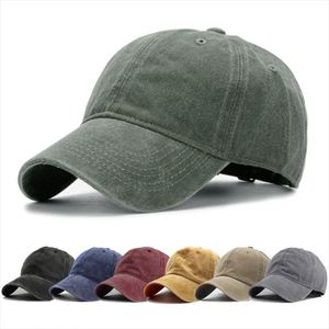 High Quality Custom Vintage Washed Cotton Baseball Unstructured Adjustable Snapback Sports Cap for Wholesale With Small Moq - Product Image 1