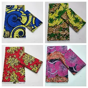 도매! 진짜 아프리카 wax100 % 코튼, 나이지리아 스타일 디자인, 앙카라 새로운 왁스 패브릭 고품질 아프리카 패브릭