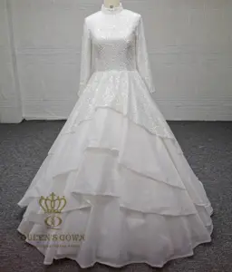 Свадебное платье с длинным рукавом