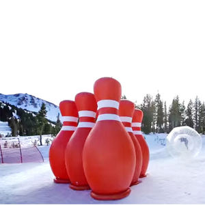 Juegos divertidos al aire libre, juego de bolos inflable Jumbo, bolos Zorb humanos inflables, bolas emocionantes - Product Image 5