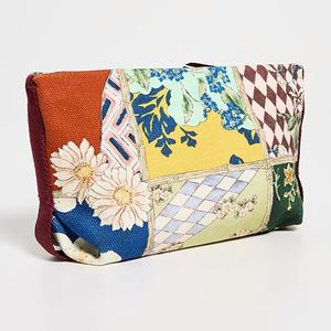 Custom Floral Print Eco-Friendly Recyclable Canvas Lightweight Durable Foldable Makeup Bag Portable Zip Multi-Function Cosmetic - Product Image 2