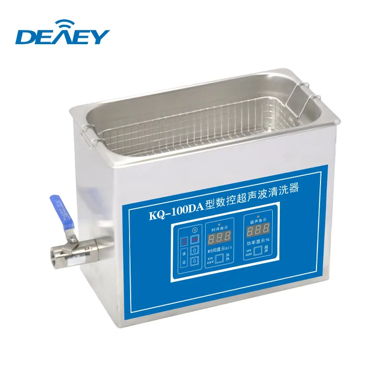 KQ-100DA 4l Cleaning Machine Equipment Ultrasonic Cleaner With Digital For Metal Parts