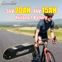 Batterie de vélo électrique au lithium-ion Hailong Series DC-DSJB 36V 48V 52V pour tube diagonal, 15Ah 20Ah 24Ah, livraison gratuite, garantie 1 an