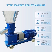 Moulin multifonction pour aliments, Machine de fabrication de granulés d'aliments pour animaux domestiques, granulateur d'aliments pour animaux