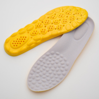 Semelles de chaussures de sport en mousse PU flexible durable de conception nid d'abeille directe d'usine