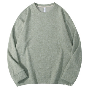T-shirt à manches longues blanc vintage en coton gaufré 100 % pour <span class=keywords><strong>homme</strong></span>, coupe oversize, personnalisable, style streetwear - Product Image 4