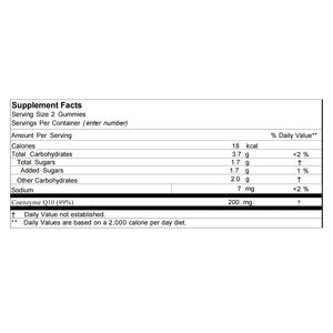 Oem成人CoQ10-400mg Omega3マグネシウム酸化防止ガム心臓脳免疫サポートグルテンフリー天然式 - Product Image 2