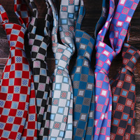 Cravates personnalisées élégantes à motifs floraux, cravates de luxe en soie et polyester micro, cravates jacquard avec logo chic, fabricant de cravates pour hommes