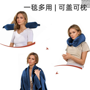 Wearable <b>Blanket</b> High Density Crystal Velvet Pinkish Grey Winter Soft <b>Plush</b> Layering Comfortable Use - Product Image 4