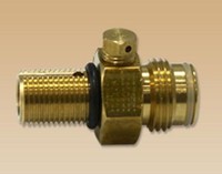 Ensemble de 6 vannes en laiton pour cylindre de chariot élévateur industriel, avec vanne de débit intégral, filetage standard CGA, pression de service 375 psi, pour le contrôle du gaz