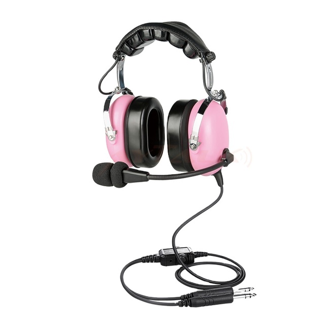 Aviation Headset Comfortable Flexible Microphone Soft Ear Pad Kids Supply Flight School Flight Club