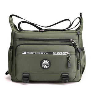 Men's Crossbody Bag Nylon Large Capacity Chest Shoulder Bag Everyday Outfits Travel Sports Use - Product Image 4