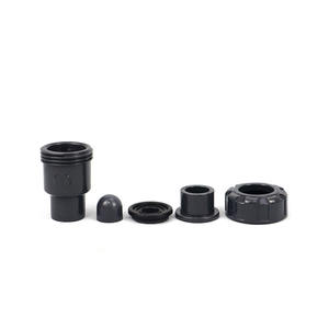 Vanne de retenue UPVC personnalisée, type à bille unidirectionnelle, pour systèmes d'alimentation en eau et de drainage chimique, raccords pour tuyaux carrés en <span class=keywords><strong>PVC</strong></span> de <span class=keywords><strong>40</strong></span> mm - Product Image 2