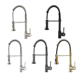 Torneira De Cozinha Monocomando Extraivel 304 Inox - Griferia Cocina Pull Out Sprayer for South America 642757359433 360 Rotatio - Product Image 1