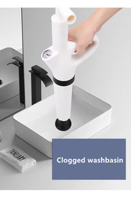 Pistons de toilette à haute pression d'air manuel drague de toilette nettoyeur de vidange à longue poignée pour tuyau de <span class=keywords><strong>cuisine</strong></span> de salle de bain - Product Image 5