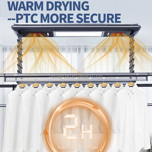 Stendibiancheria Elettrico da Soffitto OEM TUYA WIFI Smart, Stendino Retrattile da Balcone con Asciugatura e Riscaldamento Automatico per Interni - Product Image 3