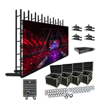 Panneau LED de location P3.9 haute luminosité 500x1000mm pour fond de scène DJ et mur d'événements en boîte de nuit