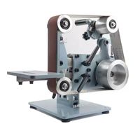 Petit moteur à onduleur de 750 W, double usage vertical et horizontal, bande abrasive 915, type 50, pour le meulage des métaux et la finition des bords