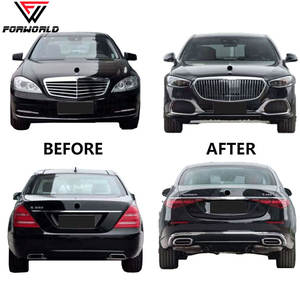 Kit Completo de Carrocería FW Factory, Parachoques Delantero y Trasero, Rejilla, Guardabarros, Capó, Faros para BENZ Clase S W221 (06-13) ACTUALIZACIÓN W223 (24) <span class=keywords><strong>MAYBACH</strong></span> - Product Image 5