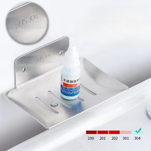 Support mural adhésif moderne en acier inoxydable 304 pour <span class=keywords><strong>savon</strong></span> de <span class=keywords><strong>douche</strong></span>, <span class=keywords><strong>sans</strong></span> perçage, écologique, vente en gros - Product Image 3