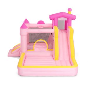 Château gonflable pour enfants, design sécurisé, pour l'intérieur et l'extérieur, avec tissu résistant et installation facile - Product Image 4