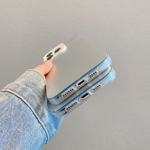 Farfalla Love rosa stampa placcato argento chiave TPU PC custodia per <span class=keywords><strong>Iphone</strong></span> 8 Xr Xs 11 12 13 14 16 Pro 17 - Product Image 4