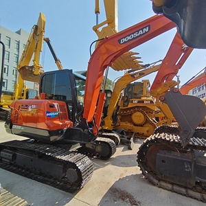 Excavadora Doosan WHEEL usada con motor EPA, a la venta en Corea, MINI excavadora de construcción barata de 5,5 toneladas - Product Image 5