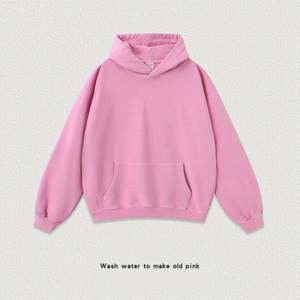 Sweat à capuche 3D en relief avec logos personnalisés, 420 g/m², effet vieilli, coupe oversize, poids lourd, délavé à l'acide - Product Image 5