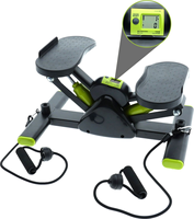 Mini machine d'escalade sportive en forme de V avec sangles de fitness à écran LCD-ABS et matériau métallique
