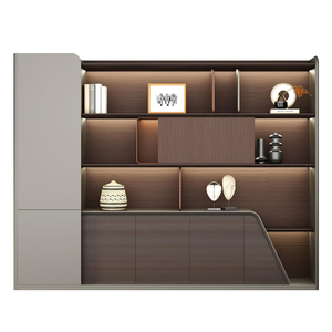 Bibliothèque de bureau en bois moderne en MDF pour le rangement, bibliothèque pour l'école, l'atelier, la salle de sport, l'hôtel - Product Image 6