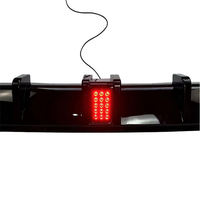 Diffuseur arrière Safety Glow M-Tech Gloss Black PP avec faisceau de câblage pour feux de brouillard LED pour BMW X3 F25 LCI 2014-2017