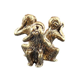 Artisanat métallique en gros : Sculpture de singe en cuivre - Product Image 3