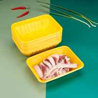 Boîte de poulet rôti en plastique jetable de haute qualité/emballage de canard rôti/boîte à emporter portable de qualité alimentaire