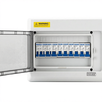 Boîte de distribution en plastique ABS étanche IP66 de fabrication chinoise, disponible en plusieurs tailles, avec disjoncteur électrique 220V/380V 125A