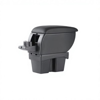 Boîte de rangement pour accoudoir de console centrale, accessoires de décoration et de style automobile