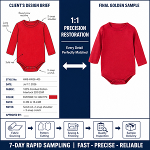 Tutina per Neonati a Maniche Lunghe con Logo Personalizzato, Body in Puro Cotone Lavorato a Maglia, Abbigliamento per Bambini 0-3 <span class=keywords><strong>Mesi</strong></span> - Product Image 2